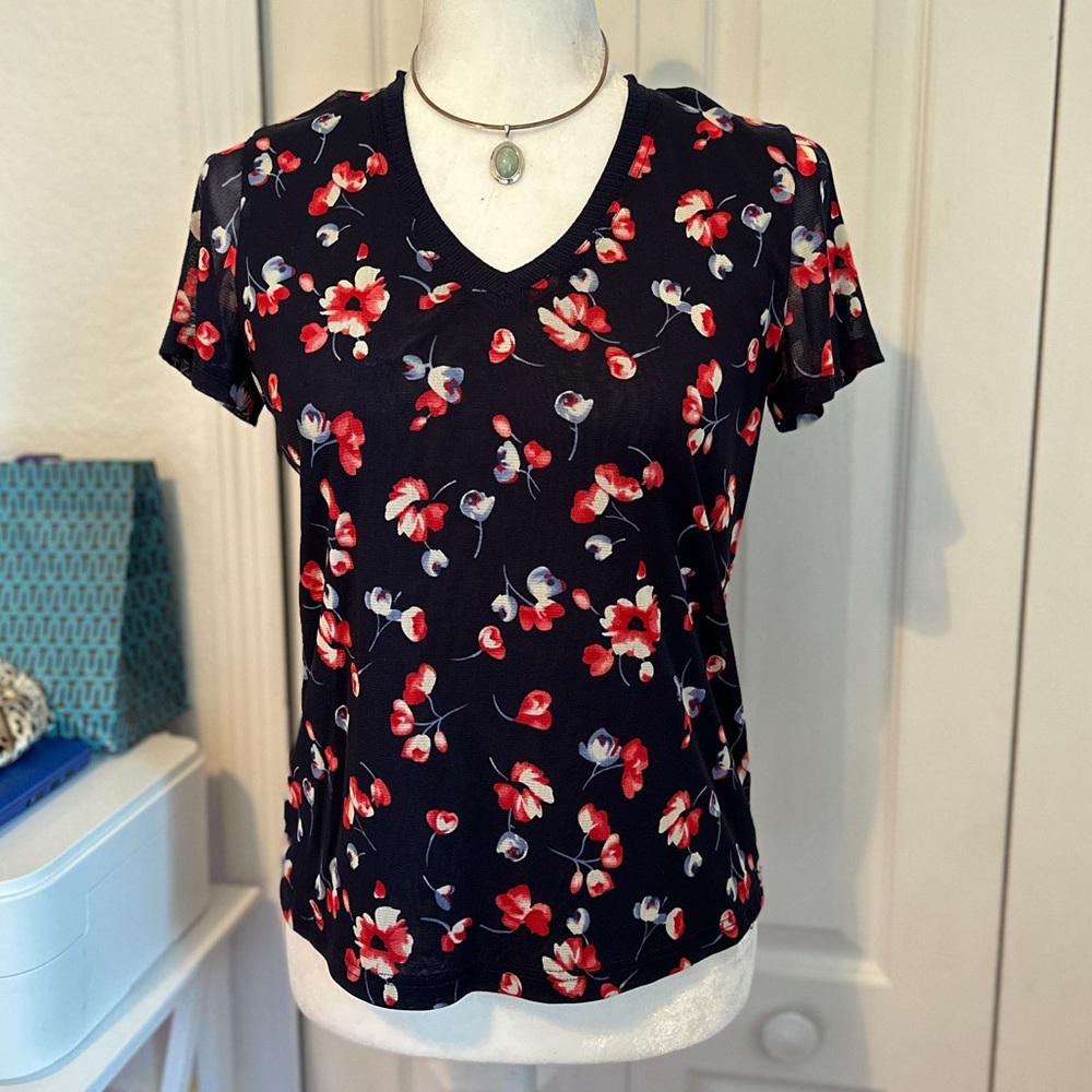 Girdear Floral Chiffon Blouse (S)